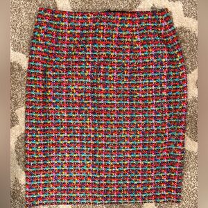 Escada Stunning Multicolor Wool blend Tweed Skirt